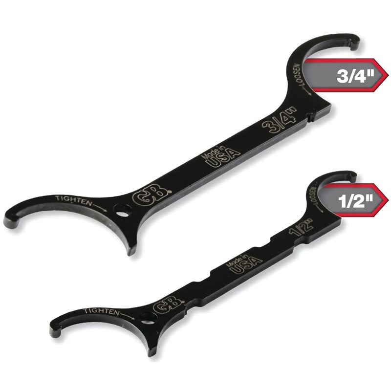 Gardner Bender LNW-KIT Wrench Kit, 2-Piece, Steel, Black