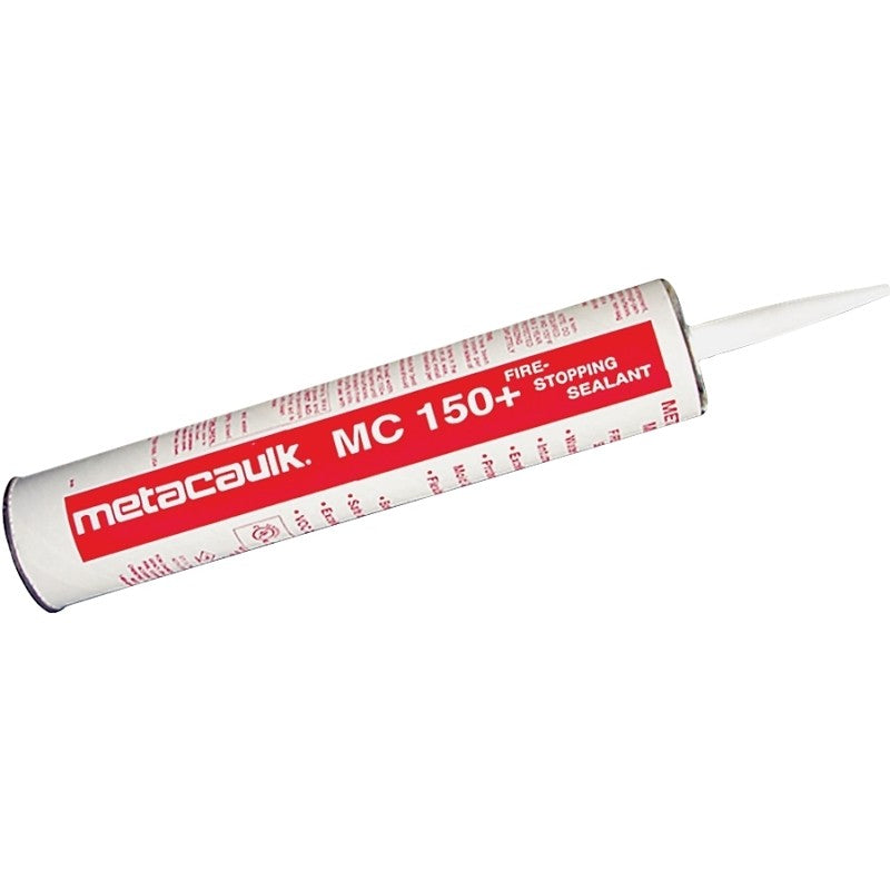 Metacaulk MC 150+ Series 66648 Firestop Sealant, Red, 40 to 120 deg F, 10.3 oz Cartridge