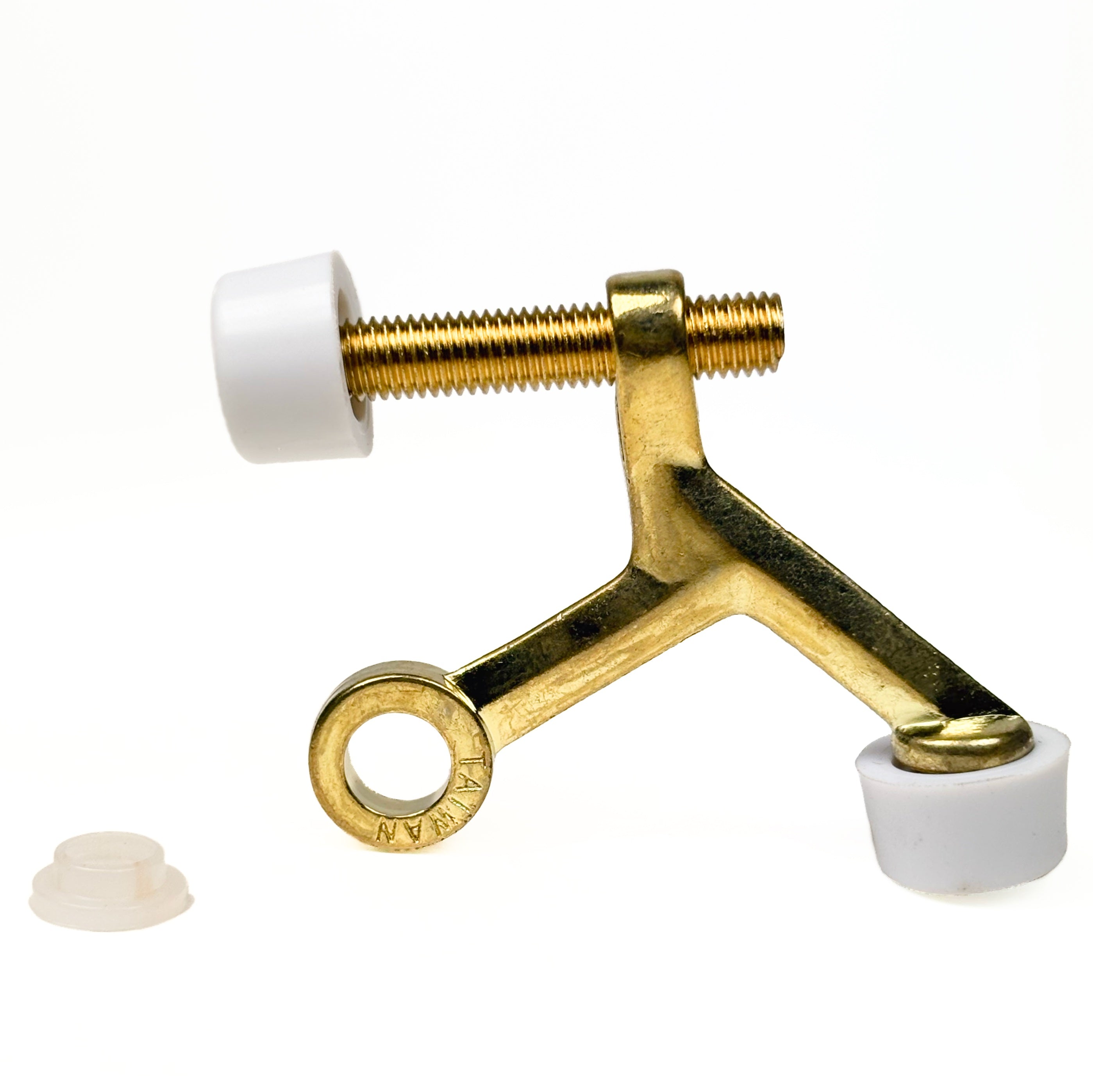 Classic Design Hinge Pin Door Stop Bright Brass