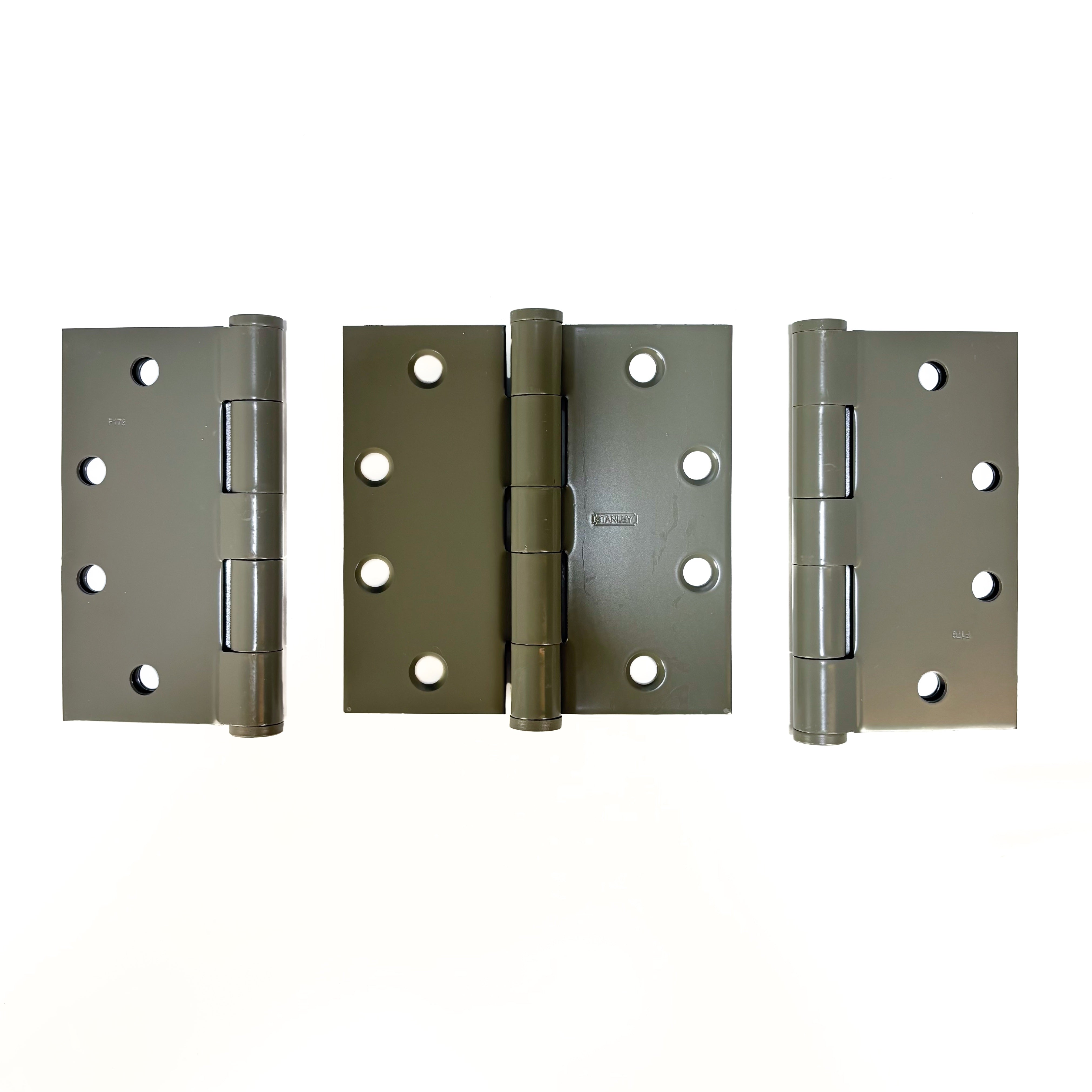 Commercial Door Hinges 4-1/2 Inch Square Corner Usp Prime Coat Gray 3 Pack (POS)
