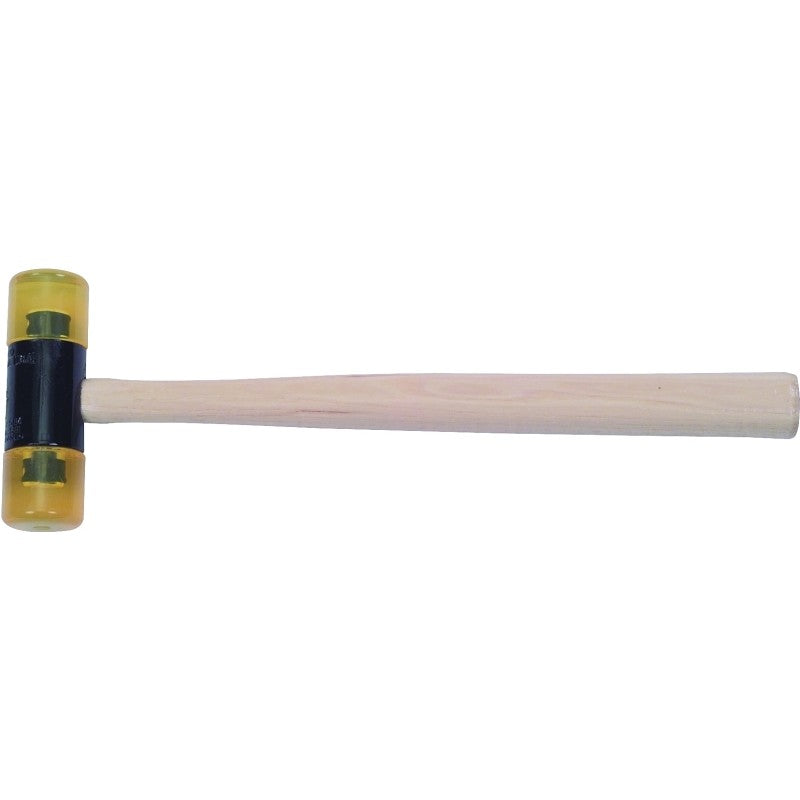 STANLEY 57-594 Hammer, 8 oz Head, Soft Face, Plastic Head, 12-1/8 in OAL