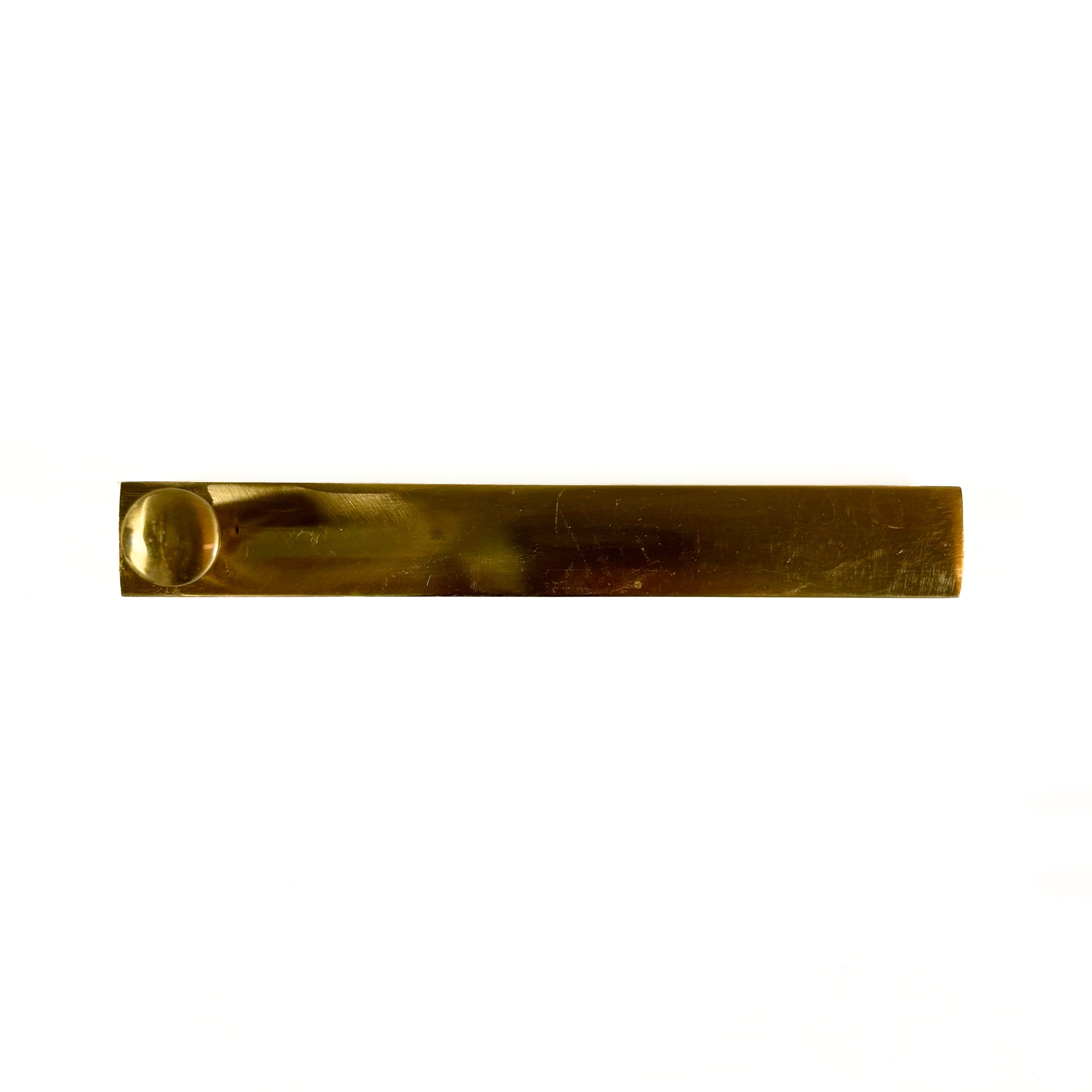 Surface Bolt 4 Inch Solid Brass Polished Brass