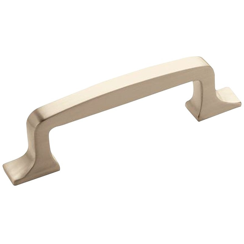 Amerock Westerly Series BP53719G10 Cabinet Pull, 4-1/4 in L Handle, 1-1/4 in H Handle, 1-1/4 in Projection, Zinc, 1/PK