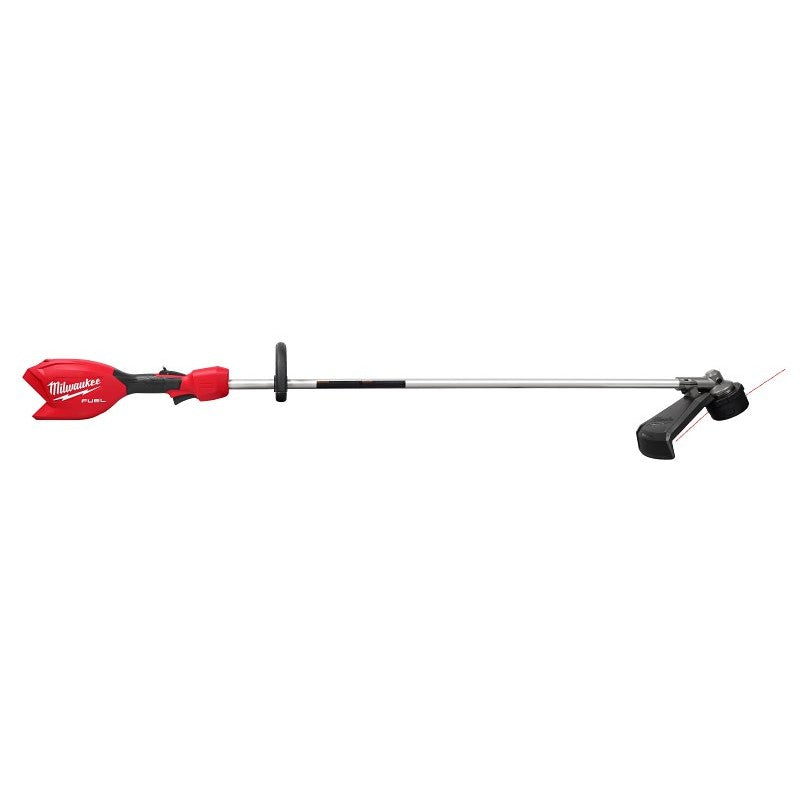 Milwaukee 3046-20 Cordless String Trimmer, Tool Only, 18 V, 3-Speed, 0.08, 0.095 in Dia Line, Over Mold Handle