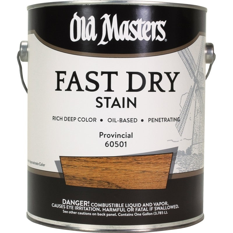Old Masters 60501 Fast Dry Stain, Provincial, Liquid, 1 gal (Pack of 2)