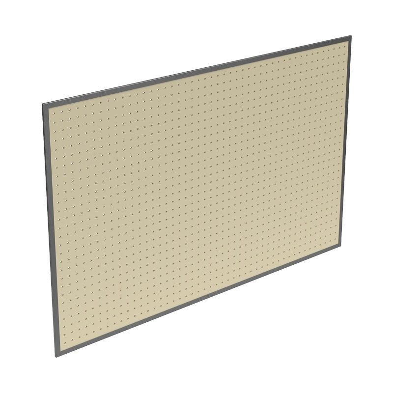 Lozier XP430P.1H1 Extended Pegboard Panel, 4 ft OAW, 30 in OAH, Aluminum (Pack of 2)