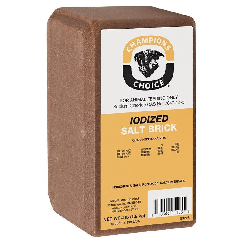 Roto Salt Champion's Choice 110005052 Salt Block, 4 lb (Pack of 15)