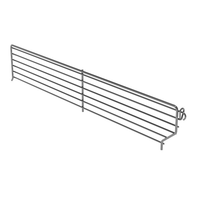 Lozier BFD322 BCP OGX Series Wire Binning Divider, 3 in H Dimensions, Specifications: 22 in Shelf D, Metal, Chrome (Pack of 40)