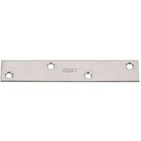 Mending Braces 6 By 3/4 By 0.11 Inch Zinc Plated Steel 2 Pack