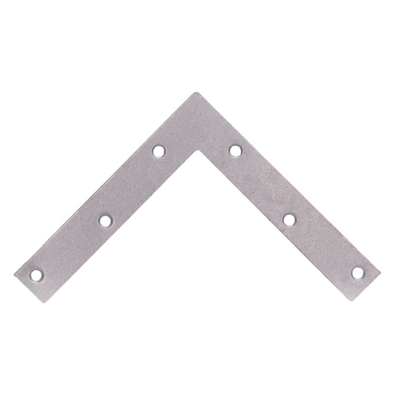 ProSource FC-G06-01PS Corner Brace, 6 in L, 6 in W, 1 in H, Galvanized Steel, Galvanized, 2 mm Thick Material (Pack of 5)