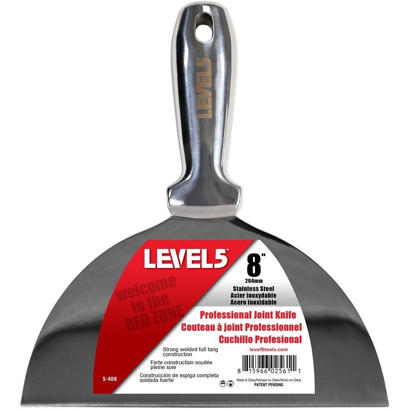 Level5 5-408 Joint Knife, 8 in W Blade, Stainless Steel Blade, Full-Tang Blade, Comfortable, Curved Handle (Pack of 4)