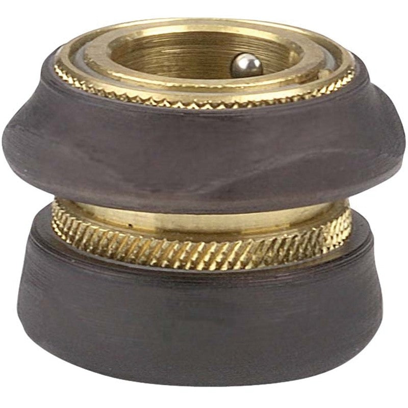 Gilmour 809014-1002 Hose Quick Connector Female, Female, Brass, Bronze