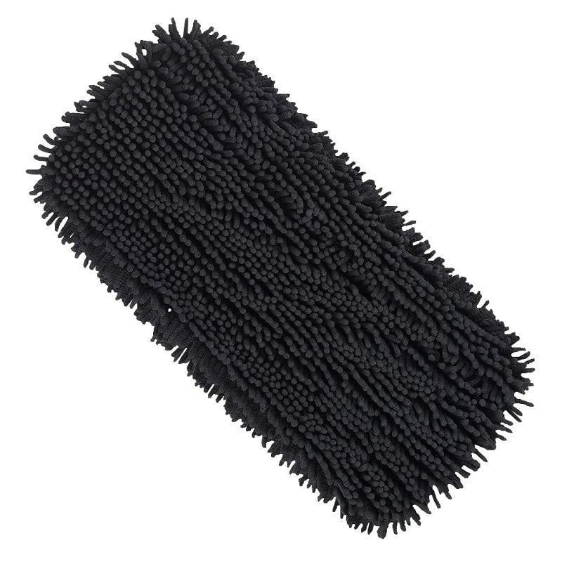 Libman 927 Extra Large Microfiber Dust Mop Refill, 9 in W Head, 18 in L Head, Microfiber Head, Cut End, Black