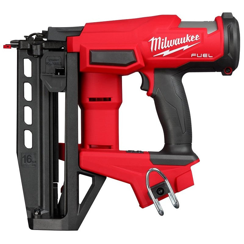 Milwaukee M18 Fuel 3020-20 Straight Finish Nailer, Tool Only, 18 V, 110 Magazine, 0 deg Collation, 16 ga Nail