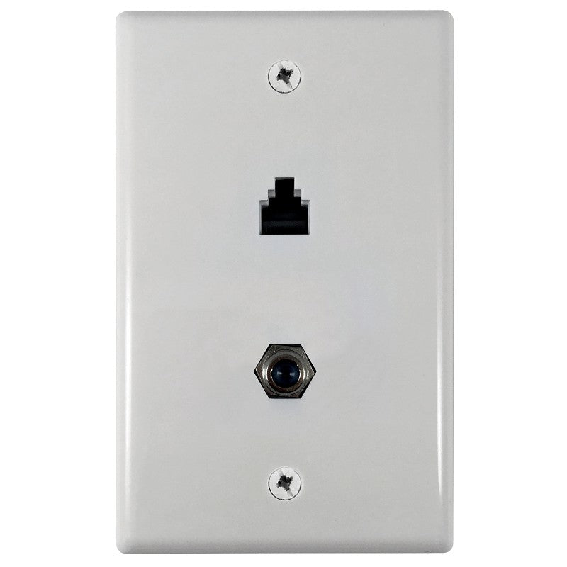 Amerelle VW6ERG6W Wallplate, White (Pack of 4)