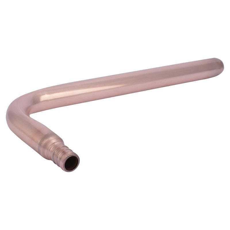 SharkBite 22791 Stub-Out Pipe Elbow, 1/2 in, Barb x CTS, Brass, 160 psi Pressure