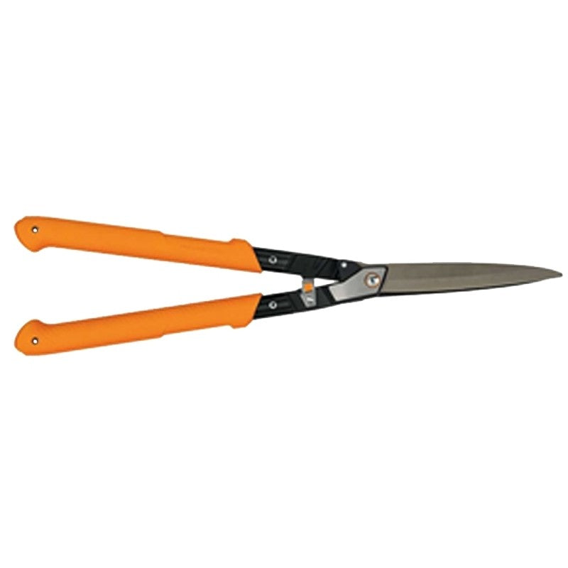 Fiskars 394921-1001 Pro Hedge Shear, Serrated Blade, 9 in L Blade, HCS Blade, Aluminum Handle, Soft Grip Handle