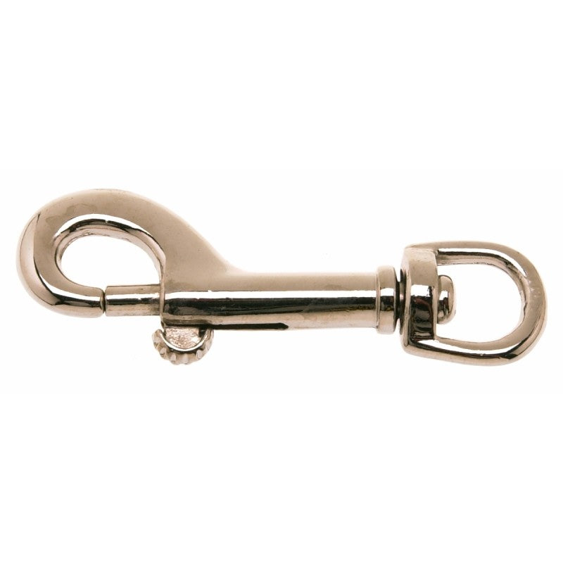Campbell T7616702 Bolt Snap, 3/8 in, 50 lb Working Load, Zinc, Nickel-Plated (Pack of 10)