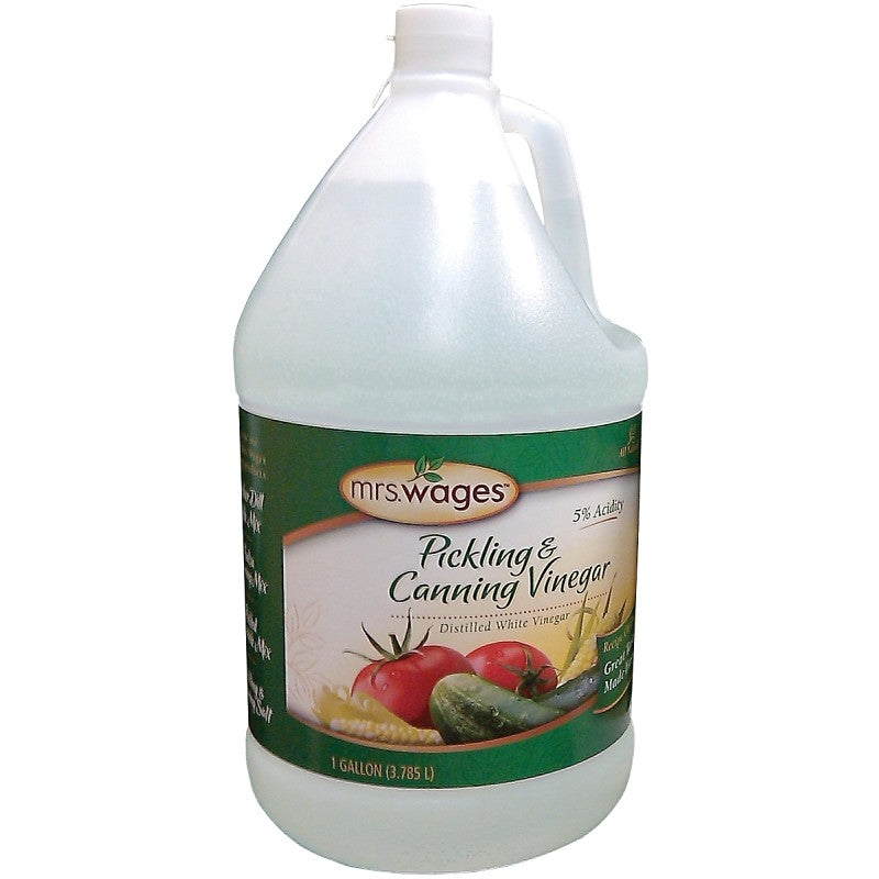 Mrs. Wages W654-B3425 Pickling and Canning Vinegar, Ingredients: Vinegar, 1 gal (Pack of 4)