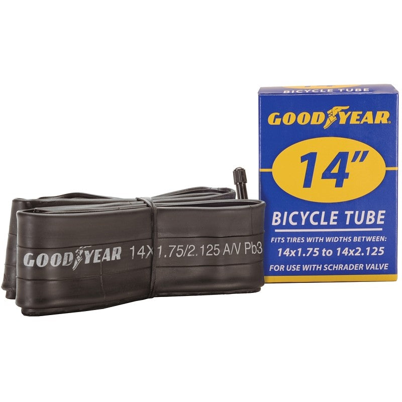 Kent 91074 Bicycle Tube, Black, For: 14 x 1-3/4 in to 2-1/8 in W Bicycle Tires