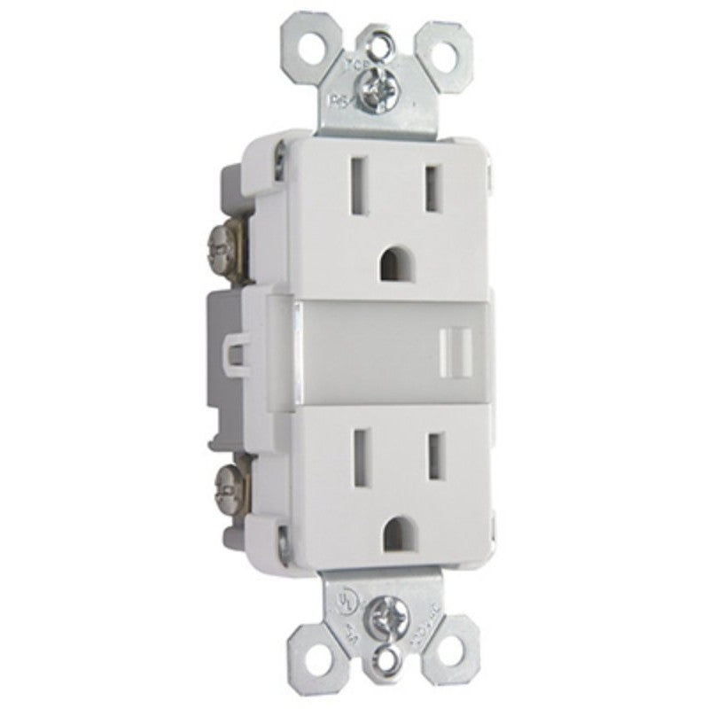 Legrand Radiant Series NTL885TRLACC6 Nightlight with Outlets, 15 A, 120/125 V, LED Lamp, Light Almond