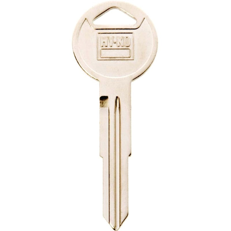 Hy-Ko 11010HD104 Automotive Key Blank, Brass, Nickel, For: Honda Vehicle Locks, HD104 Key Number (Pack of 10)