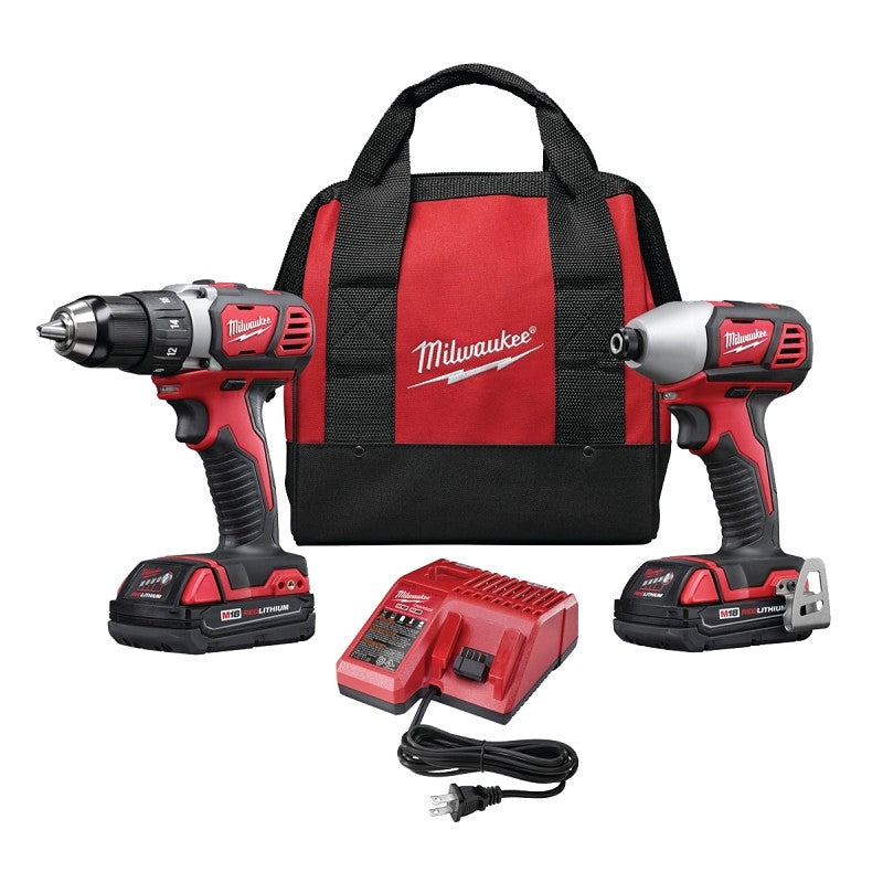 Milwaukee 2691-22 Combination Tool Kit, Battery Included, 1.5 Ah, 18 V, Lithium-Ion, 2-Tools