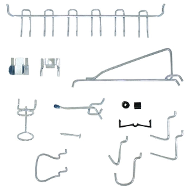 Crawford 1851A Series Peg Hook, 10-3/4 in L x 4-1/4 in W x 1-5/8 in H Dimensions, Silver