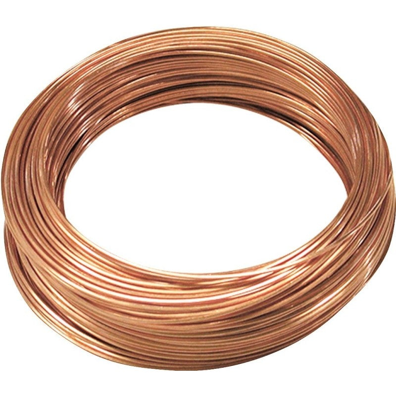 Hillman 50163 Utility Wire, 75 ft L, 22, Copper