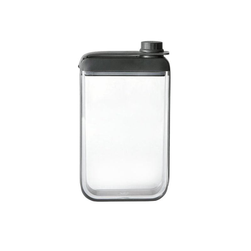 Houdini H4-20538T Flask, Plastic/Silicone, Black/Clear (Pack of 2)