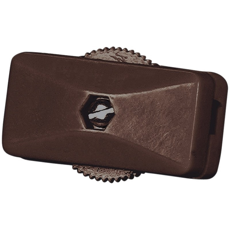 Eaton Wiring Devices BP410B-SP-L Cord Switch, 3 A, 120 V, Screw Terminal, Brown