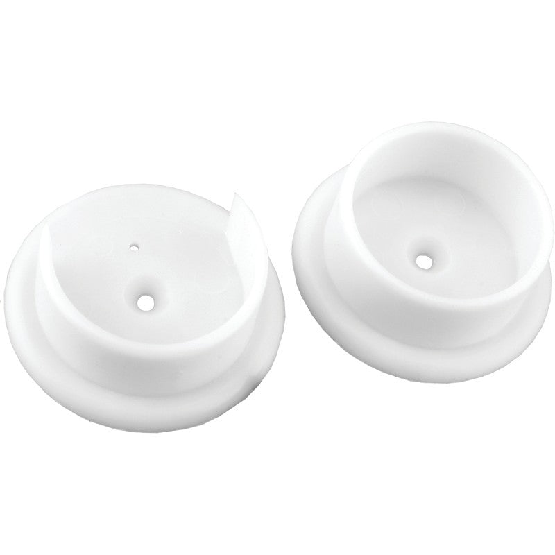 John Sterling Closet-Pro BC-0037 Closet Pole Socket, Plastic, White, Powder-Coated (Pack of 10)