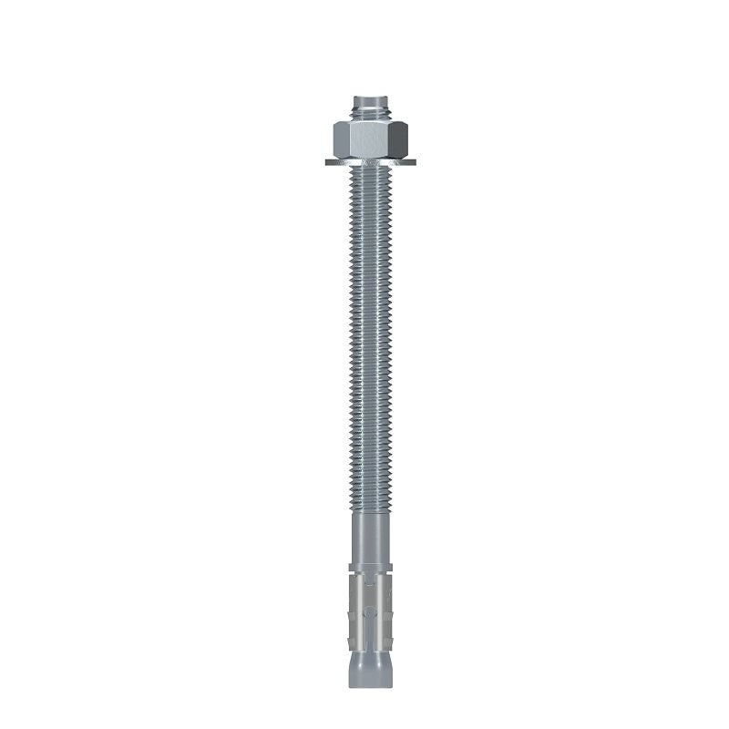 Simpson Strong-Tie Strong-Bolt 2 STB2-62812P1 Wedge Anchor, 5/8 in Dia, 8-1/2 in L, Carbon Steel, Zinc (Pack of 10)