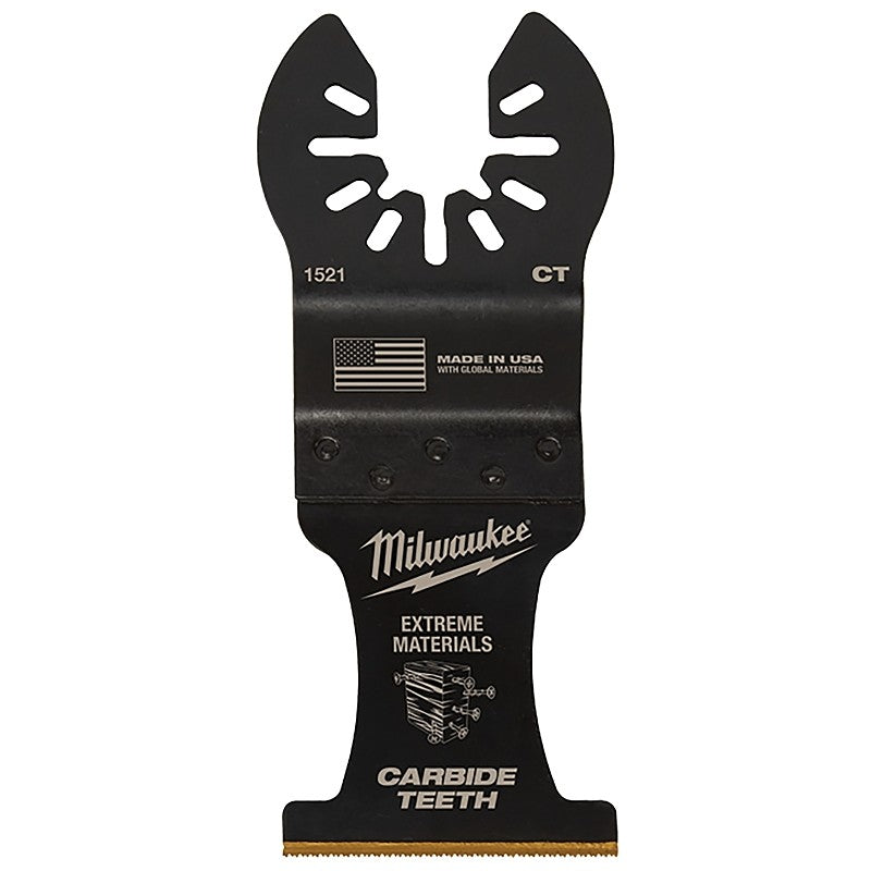 Milwaukee 49-25-1523 Blade, 1-3/8 in, 2 in D Cutting, Carbide/HCS/Titanium, 3/PK