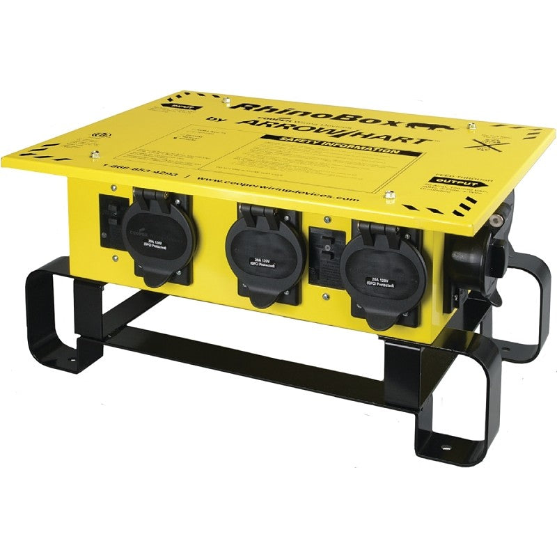 Arrow Hart Rhino Box RB300ME GFCI Power Center, 50 A, 120/240 V