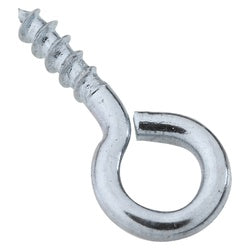 Small Eye Screw Eyes 15/32 Inch #217-1/2 Zinc Plated Steel 14 Polybag (POS)