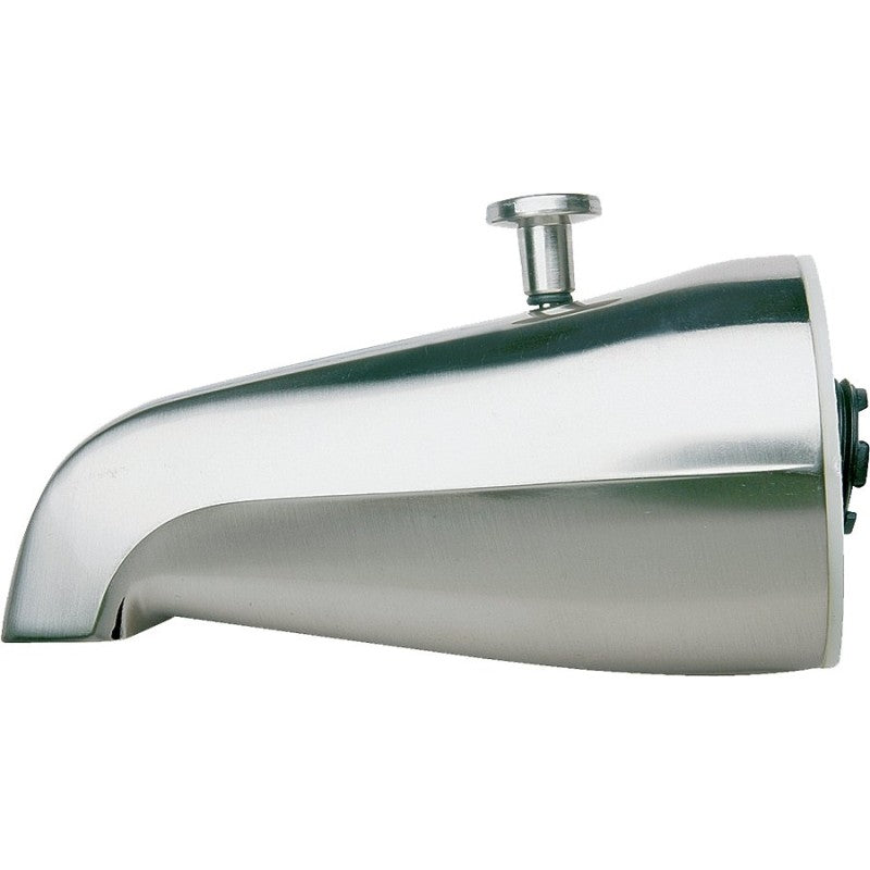 Plumb Pak PP825-31 Bathtub Spout, 9 in L, 4-3/8 in W, 8 in H, 3/4 in Connection, IPS, Chrome Plated