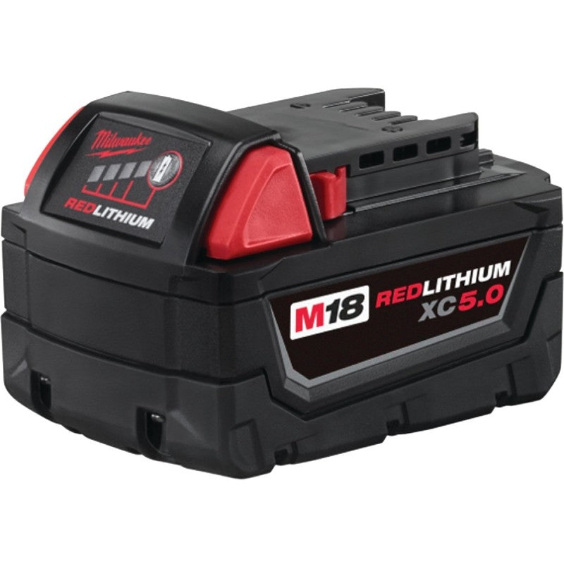 Milwaukee 48-11-1850 Rechargeable Battery Pack, 18 V Battery, 5 Ah