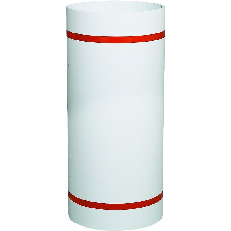 Amerimax 6912455 Trim Coil, 50 ft L, 0.018 Gauge, Aluminum, Lomar White, Painted