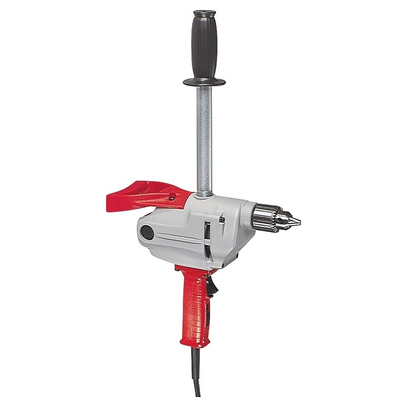 Milwaukee 1660-6 Electric Drill, 7 A, 1/2 in Chuck, Keyed Chuck, 8 ft L Cord
