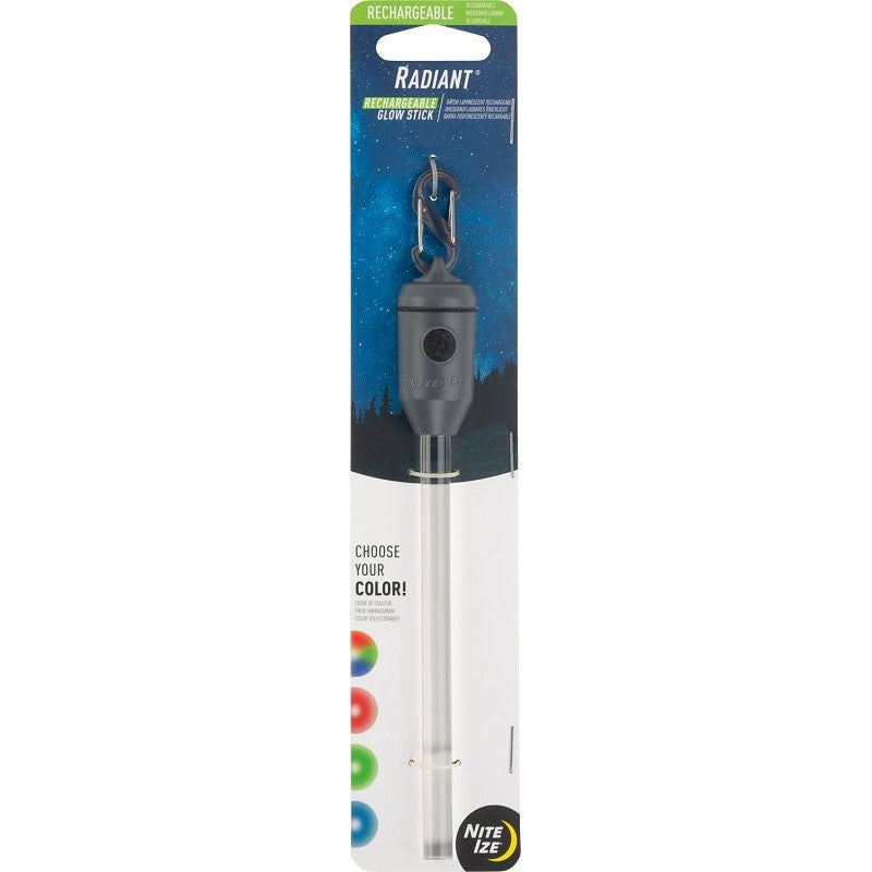 Nite Ize Radiant Series RGSR-07S-R3 Rechargeable Glow Stick, Lithium-Ion Battery, LED Lamp