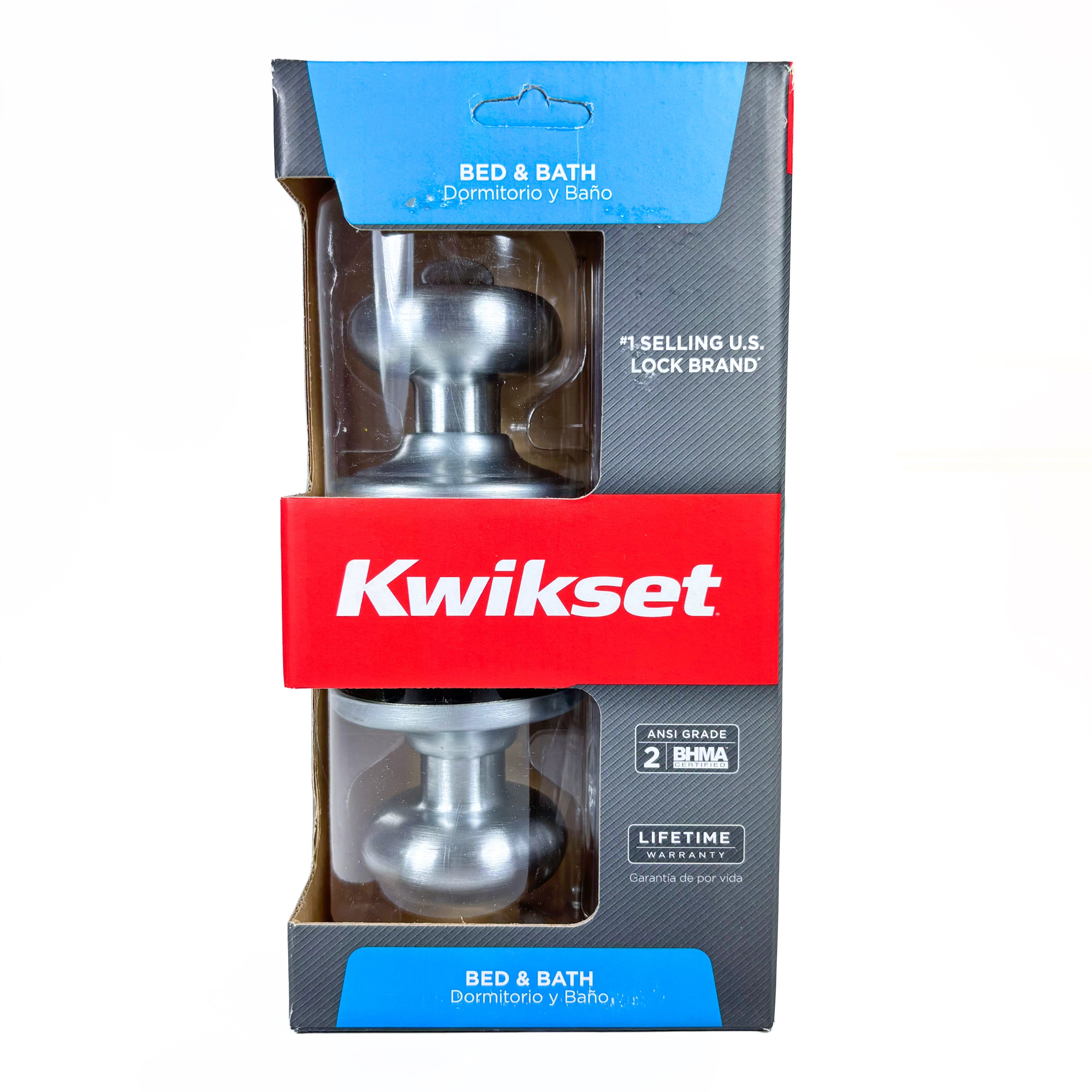 Bed And Bath Privacy Lockset Satin Chrome