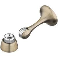 Magnetic Door Stop Floor Or Wall Mount Antique Brass