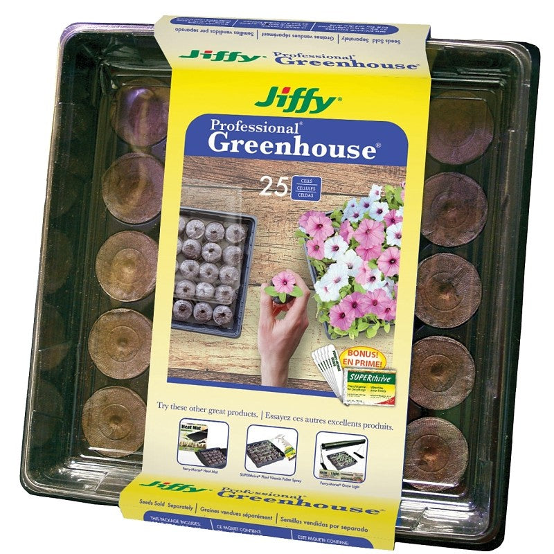 Jiffy J425ST-16 Greenhouse Starter Kit, 25-Piece