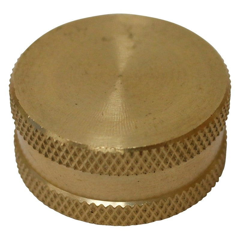Plumb Pak PP850-68 Garden Hose Cap, 3/4 in, Brass (Pack of 6)