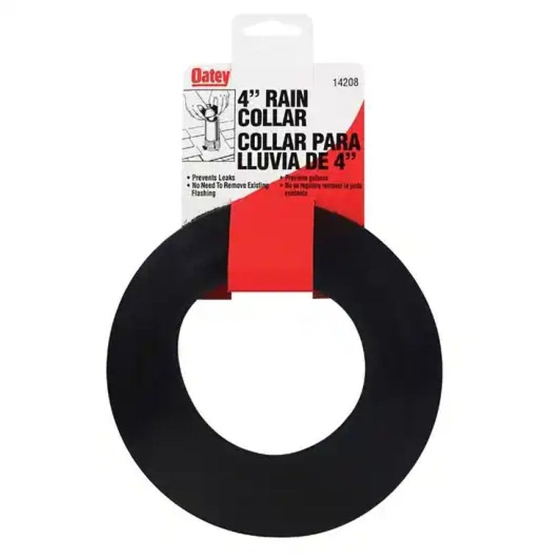 Oatey 14208 Rain Collar, 4 in Vent Hole, Rubber