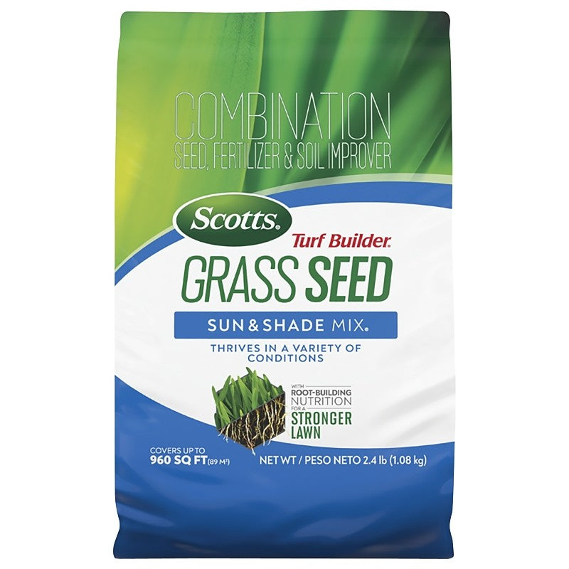 Scotts Turf Builder 18054 Grass Seed, 2.4 lb Bag