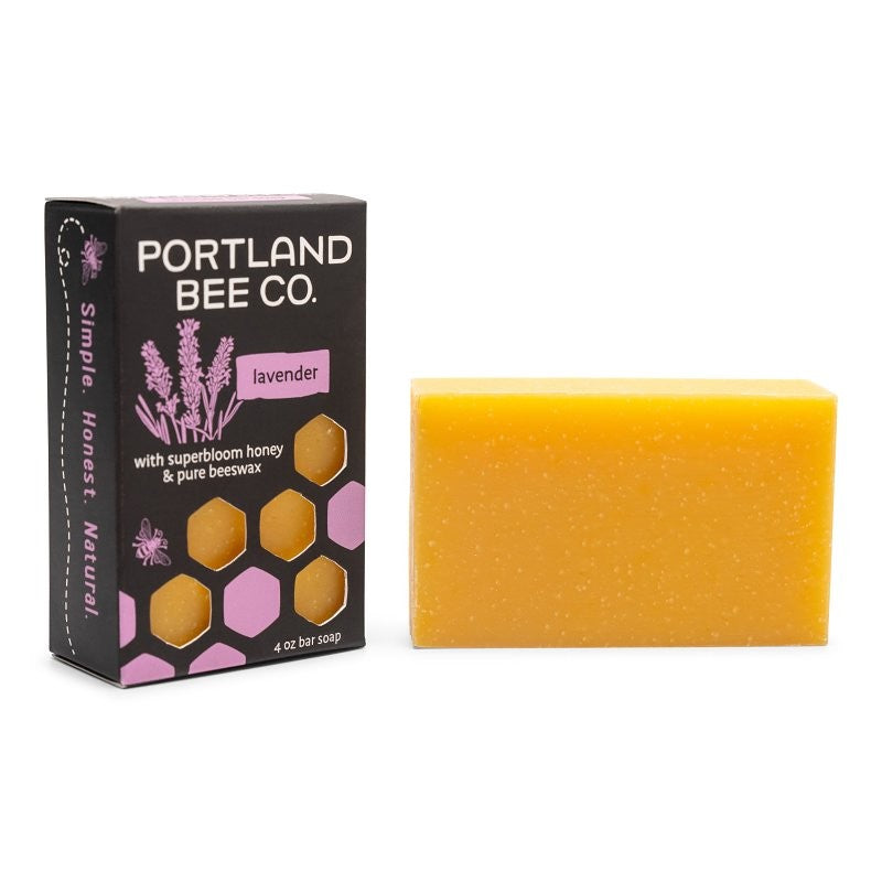 Portland Bee Balm 136 Soap, Bar, Lavender, 4 oz (Pack of 12)