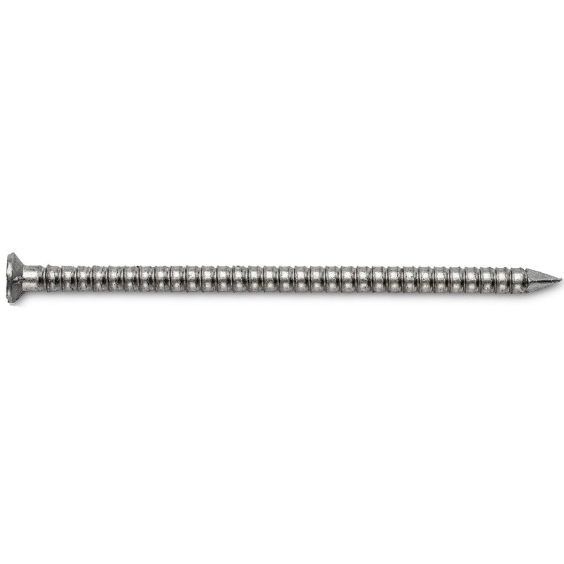 ProFIT 0241135 Siding Nail, 6D, 2 in L, 304 Stainless Steel, Checkered Brad Head, Ring Shank, 5 lb