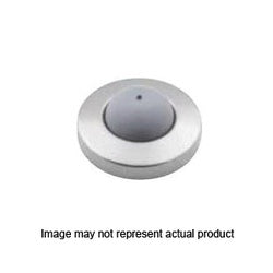 Commercial Convex Wall Door Stop 2-1/2 Inch Bright Solid Brass